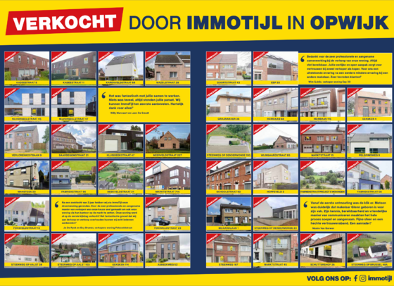 40 keer verkocht in Opwijk