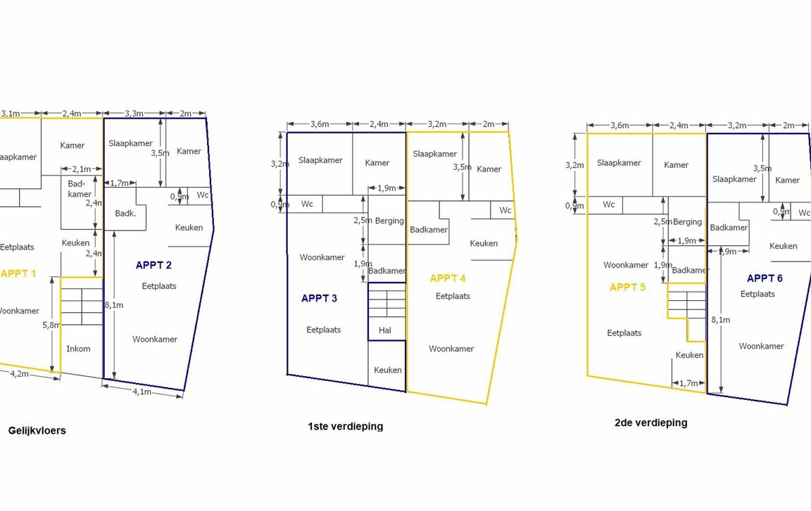 Appartementsgebouw te koop in Lebbeke