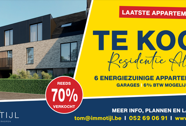 Duplex te koop in Londerzeel